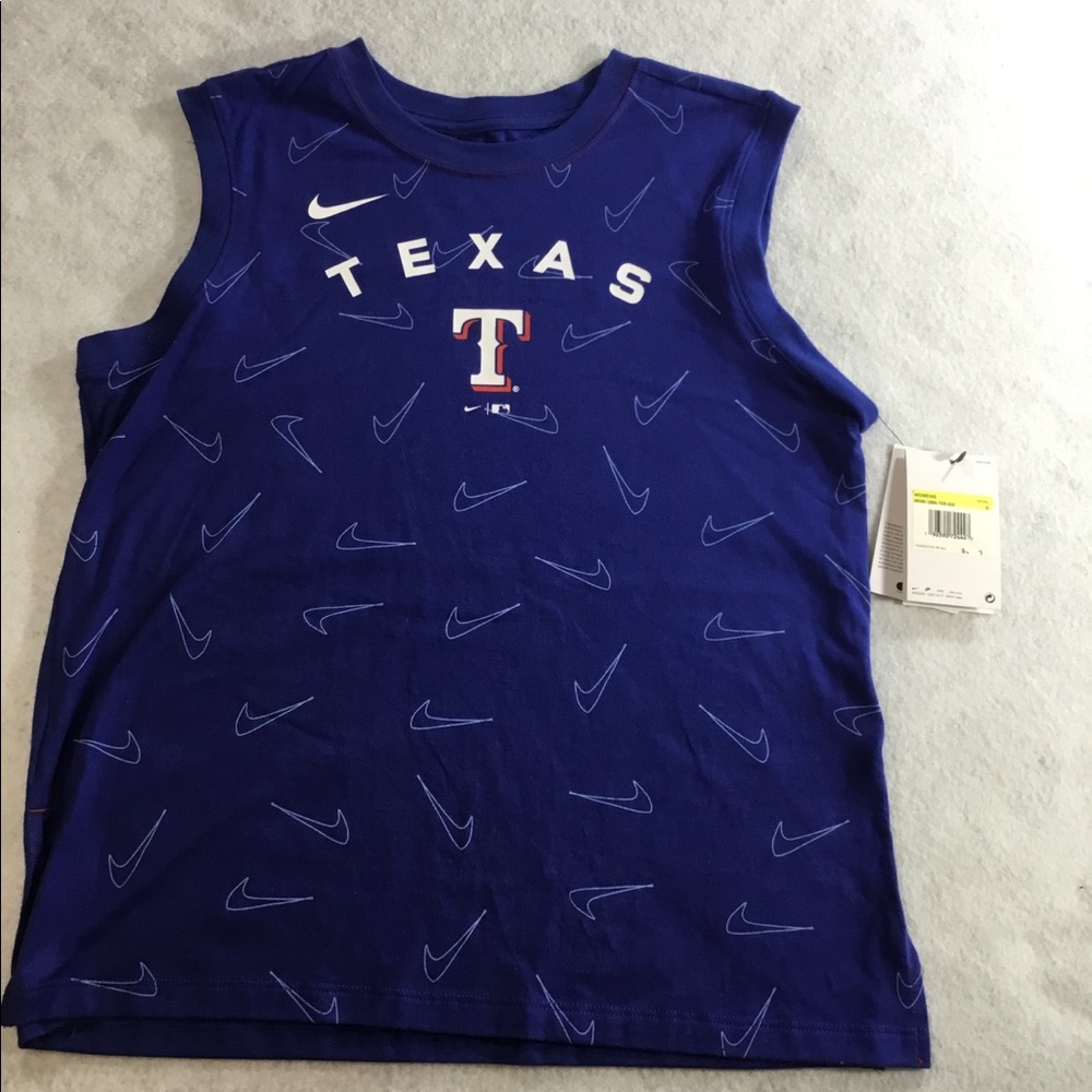 MLB Texas Rangers Women’s Sleeveless Tee SZ Small